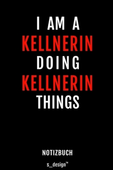 Paperback Notizbuch f?r Kellner / Kellnerin: Originelle Geschenk-Idee [120 Seiten gepunktet Punkte-Raster blanko Papier] [German] Book
