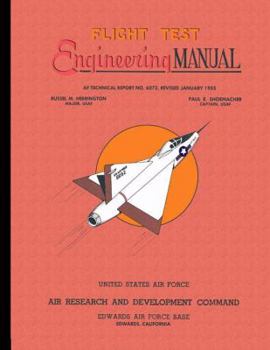 Perfect Paperback USAF Flight Test Engineering Manual Book