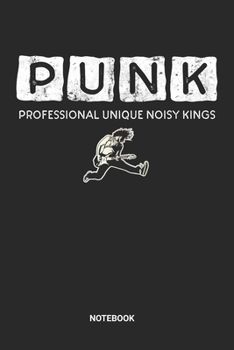 Notebook: Guitar Punk Music Themed Notebook (6x9 inches) with Blank Pages ideal as a Guitarist Composition Journal. Perfect as a Acoustic Guitar ... Tabs Lover. Great gift for Men and Women