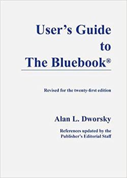 Perfect Paperback User's Guide to The Bluebook® Book