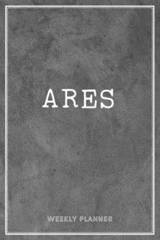 Ares Weekly Planner: Custom Name Personal To Do List Academic Schedule Logbook Organizer Appointment Student School Supplies Time Management Men Grey Loft Cement Wall Art