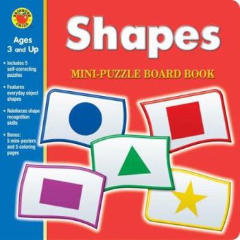 Shapes Mini-Puzzle Board Book [With Posters]