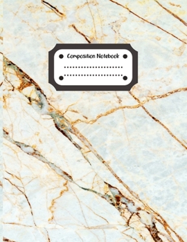 Paperback Composition Notebook: Marble notebook - 8.5 x 11 in, 120 pages college ruled - Journal, Notebook, Diary, Composition notebook Book