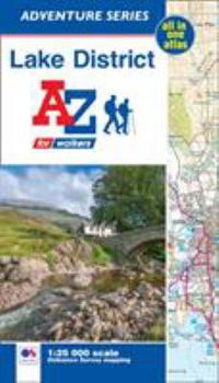Paperback Lake District Adventure Atlas (Adventure series) 1:25K Book