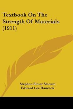 Paperback Textbook On The Strength Of Materials (1911) Book