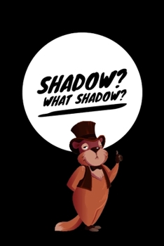 Funny Groundhog Day Theme Wide Ruled Line Paper