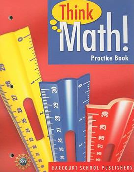 Paperback Think Math! Practice Book, Grade 4 Book