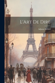 Paperback L'Art de Dire Book