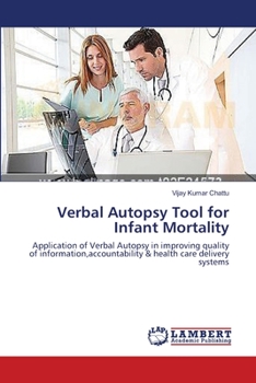 Paperback Verbal Autopsy Tool for Infant Mortality Book