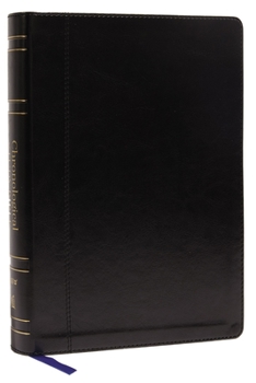 Imitation Leather Niv, Chronological Study Bible, Leathersoft, Black, Comfort Print: Holy Bible, New International Version Book