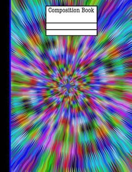 Paperback Fun Crazy Color Composition Notebook - 5x5 Quad Ruled: 7.44 x 9.69 - 200 Pages - Graph Paper Book