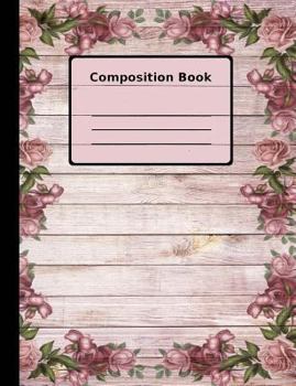 Paperback Ring of Roses on Wood Composition Notebook, College Ruled: 100 sheets / 200 page Book