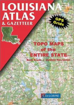 Paperback Louisiana Atlas & Gazetteer Book