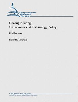 Paperback Geoengineering: Governance and Technology Policy Book