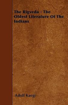 Paperback The Rigveda - The Oldest Literature of the Indians Book