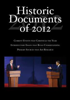 Hardcover Historic Documents of 2012 Book