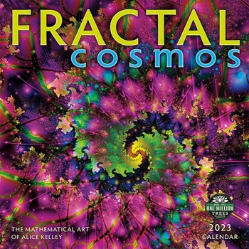 Calendar Fractal Cosmos 2023 Wall Calendar Book