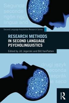 Paperback Research Methods in Second Language Psycholinguistics Book