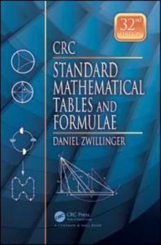 Hardcover CRC Standard Mathematical Tables and Formulae, 32nd Edition (Advances in Applied Mathematics) Book