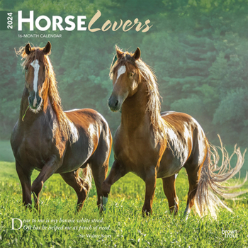 Calendar Horse Lovers 2024 Square Book