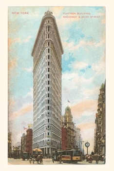 Paperback Vintage Journal Flatiron Building, New York City Book