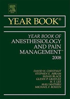 Hardcover Year Book of Anesthesiology and Pain Management: Volume 2009 Book
