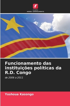 Paperback Funcionamento das instituições políticas da R.D. Congo [Portuguese] Book