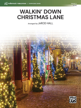 Paperback Walkin' Down Christmas Lane: Conductor Score Book