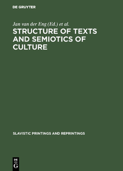 Hardcover Structure of Texts and Semiotics of Culture Book