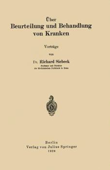 Paperback Über Beurteilung Und Behandlung Von Kranken [German] Book
