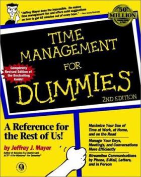 Paperback Time Management for Dummies Book