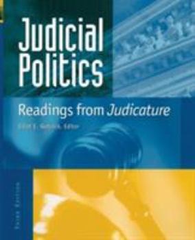 Paperback Judicial Politics: Readings from Judicature Book
