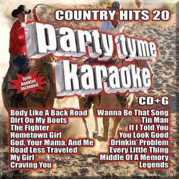 Music - CD Party Tyme Karaoke - Country Hits 20 (16-song CD+G [Spanish] Book