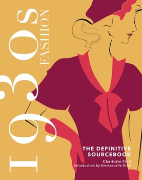 Hardcover 1930s Fashion Sourcebook Book