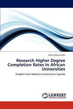 Paperback Research Higher Degree Completion Rates in African Universities Book