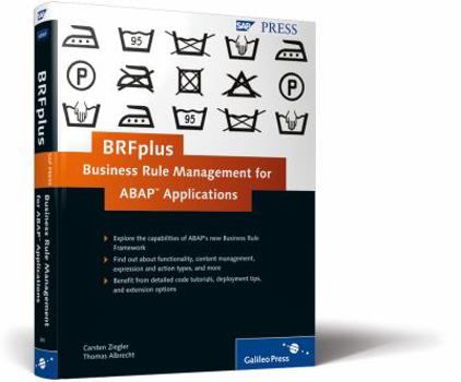 Hardcover Brfplus--Business Rule Management for ABAP Applications Book