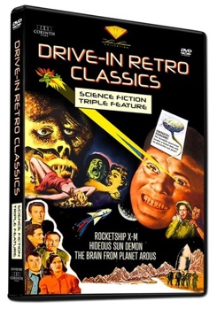 DVD Drive-In Retro Classics: Science Fiction Triple Feature Book
