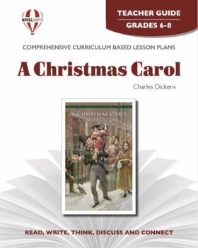 Paperback Christmas Carol - Teacher Guide by Novel Units Book