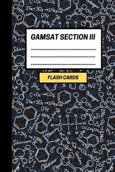 GAMSAT Section 3 Flashcards : Create Your Own Science Flash Cards for Section 3. Includes Spaced Repetition and Lapse Tracker (200 Cards)