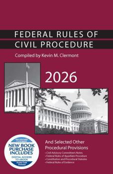 Paperback Federal Rules of Civil Procedure and Selected Other Procedural Provisions, 2026 (Selected Statutes) Book