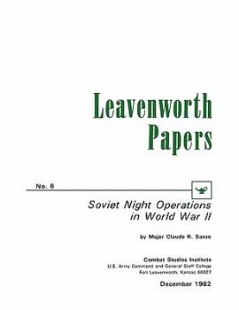 Paperback Soviet Night Operations in World War II Book