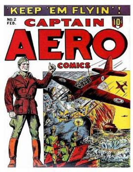 Paperback Captain Aero Comics: ( Black and White inside) For Children and Enjoy (7 Comic Stories) 8.5x11 Inches Book