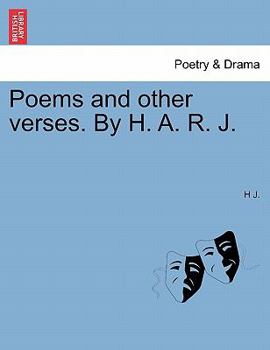 Paperback Poems and Other Verses. by H. A. R. J. Book