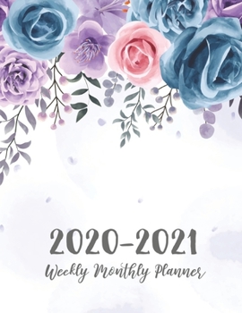 2 Year Daily Weekly Planner: Watercolor Flower Cover | 2020-2021 Daily Weekly Monthly Planner | 24 Months Agenda Planner Jan 2020 - Dec 2021 with ... Two Year Daily Weekly and Monthly Planner)