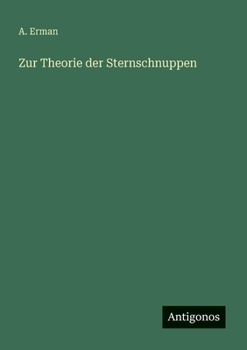 Zur Theorie der Sternschnuppen (German Edition)
