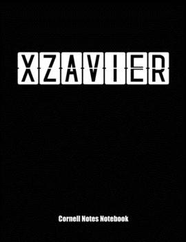 Cornell Notes Notebook : Cornell Note Paper Notebook. Blank Books for College Students. Large College Ruled Medium Lined Journal Note Taking System for School and University. Personalized Name: Xzavie