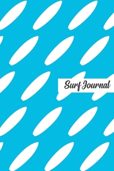 Paperback Surf Journal: Dot Grid Journal Gift for Surfers (6x9) 120 Pages - Blue Edition Book