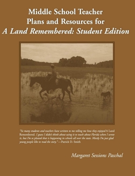 Paperback Middle School Teacher Plans and Resources for A Land Remembered Book