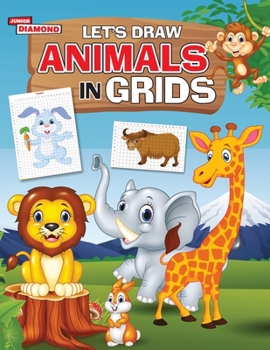 Paperback Let's Draw Animals in Grids Book