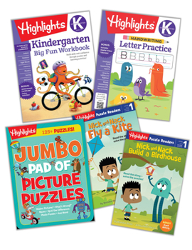Paperback Kindergarten Learning Fun Bundle Book